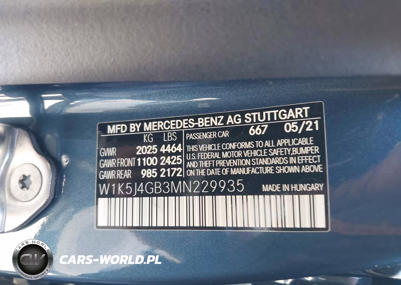 2021 Mercedes-Benz Cla 250 VIN:W1K5J4GB3MN229935 - 9