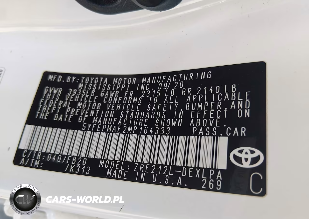2021 Toyota Corolla Le VIN:5YFEPMAE2MP164333 - 9