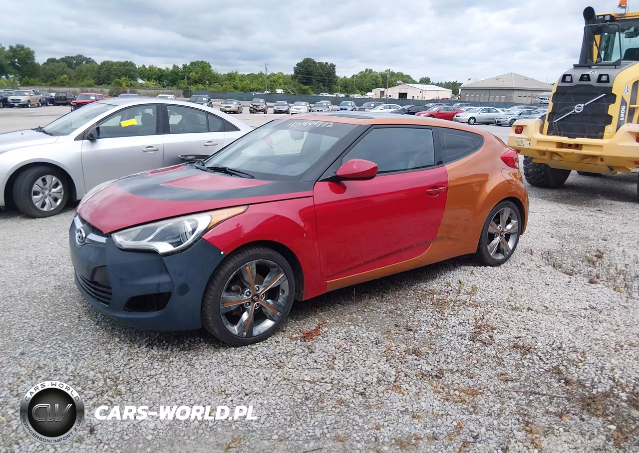 2016 Hyundai Veloster VIN:KMHTC6AD2GU297859 - 2