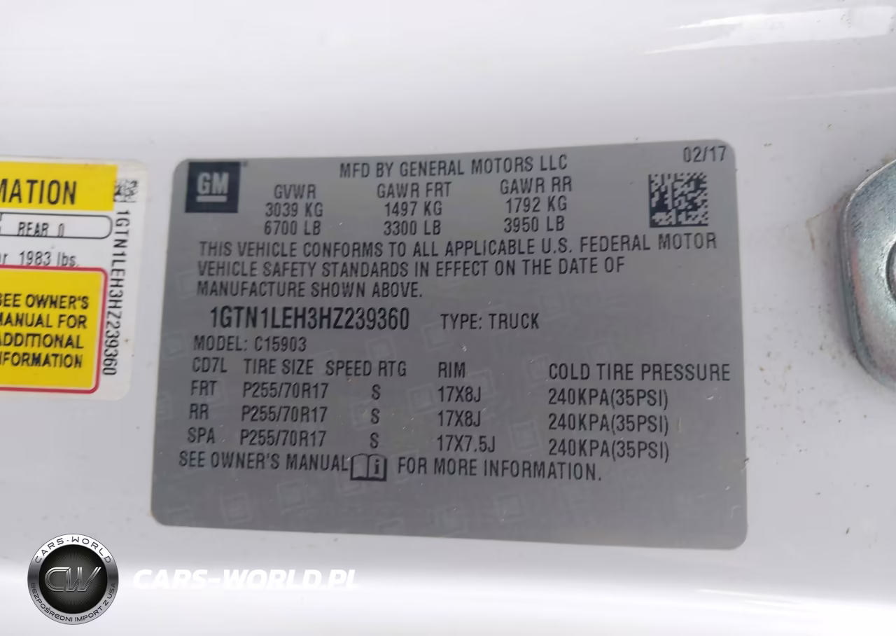 2017 GMC Sierra 1500 VIN:1GTN1LEH3HZ239360 - 9