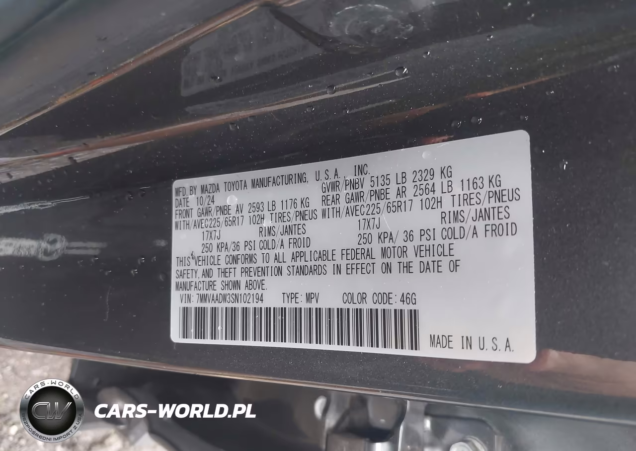 2025 Mazda Cx-50 Hybrid Premium Package VIN:7MMVAADW3SN102194 - 9