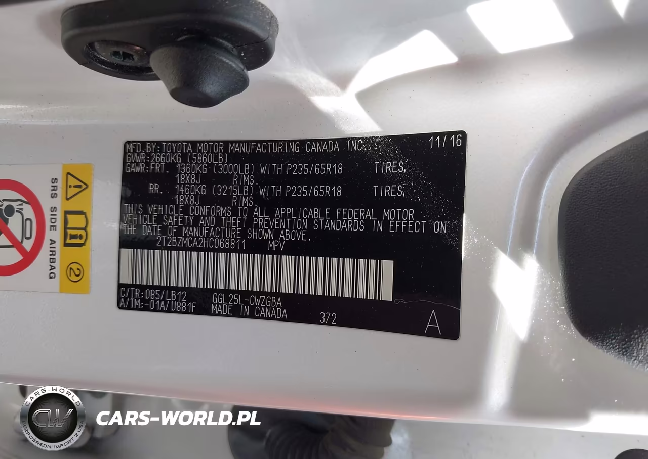 2017 Lexus Rx 350 VIN:2T2BZMCA2HC068811 - 9