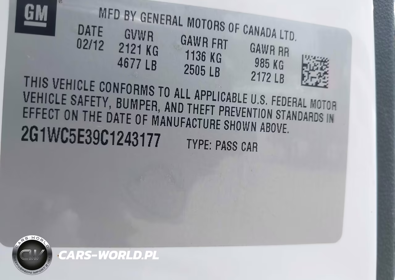 2012 Chevrolet Impala Ltz VIN:2G1WC5E39C1243177 - 9
