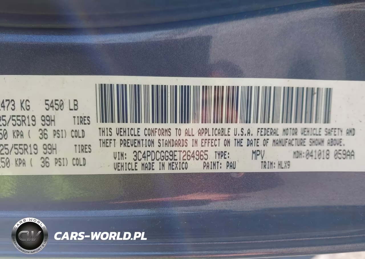 2014 Dodge Journey Crossroad VIN:3C4PDCGG9ET264965 - 9