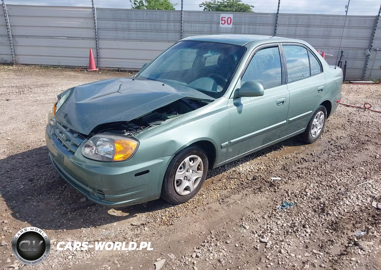 2005 Hyundai Accent Gls VIN:KMHCG45C35U595666 - 2