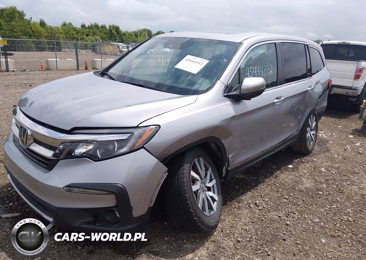 2022 Honda Pilot Awd Ex-L VIN:5FNYF6H56NB096763 - 2