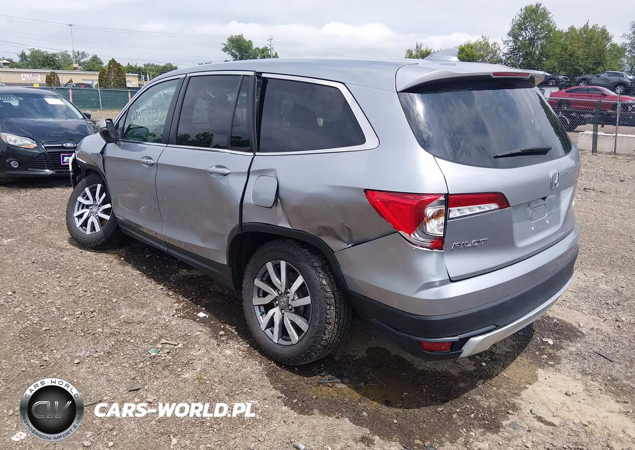 2022 Honda Pilot Awd Ex-L VIN:5FNYF6H56NB096763 - 3