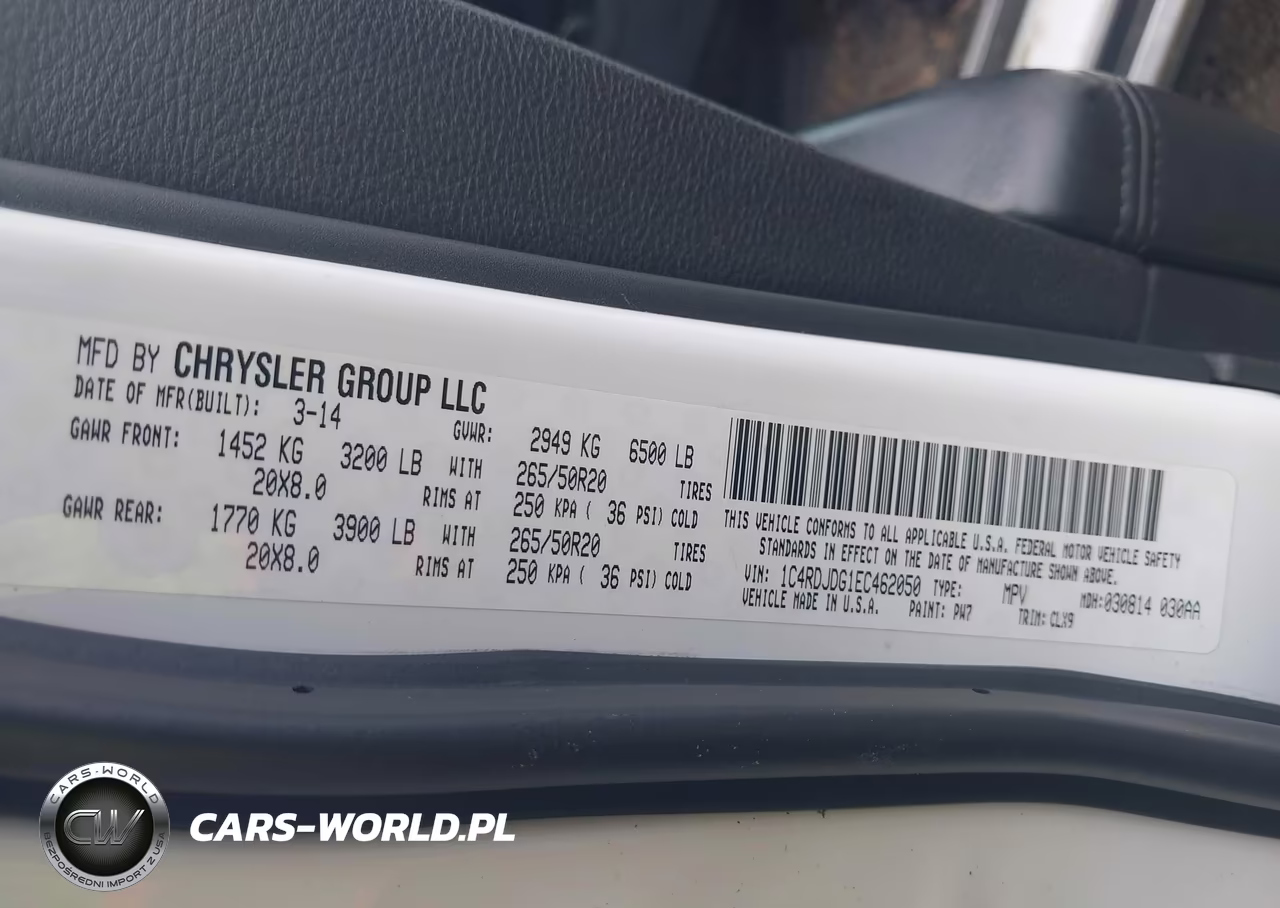 2014 Dodge Durango Limited VIN:1C4RDJDG1EC462050 - 9
