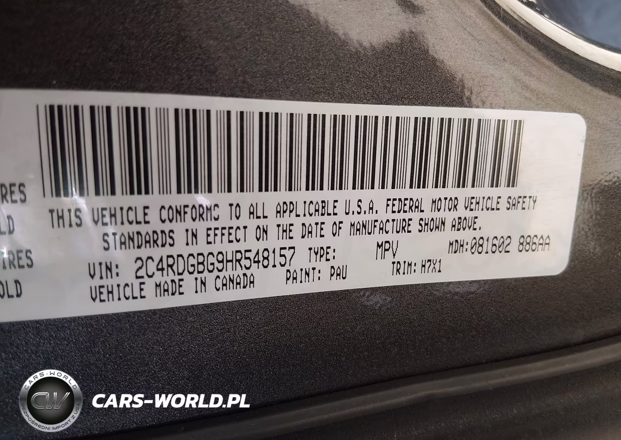 2017 Dodge Grand Caravan Se VIN:2C4RDGBG9HR548157 - 9