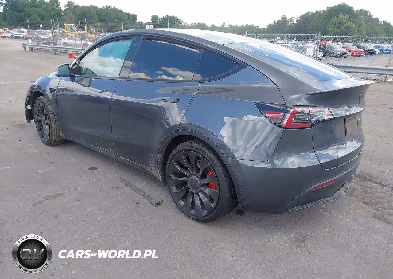 2022 Tesla Model Y Performance Dual Motor All-Wheel Drive VIN:7SAYGDEF6NF448032 - 3