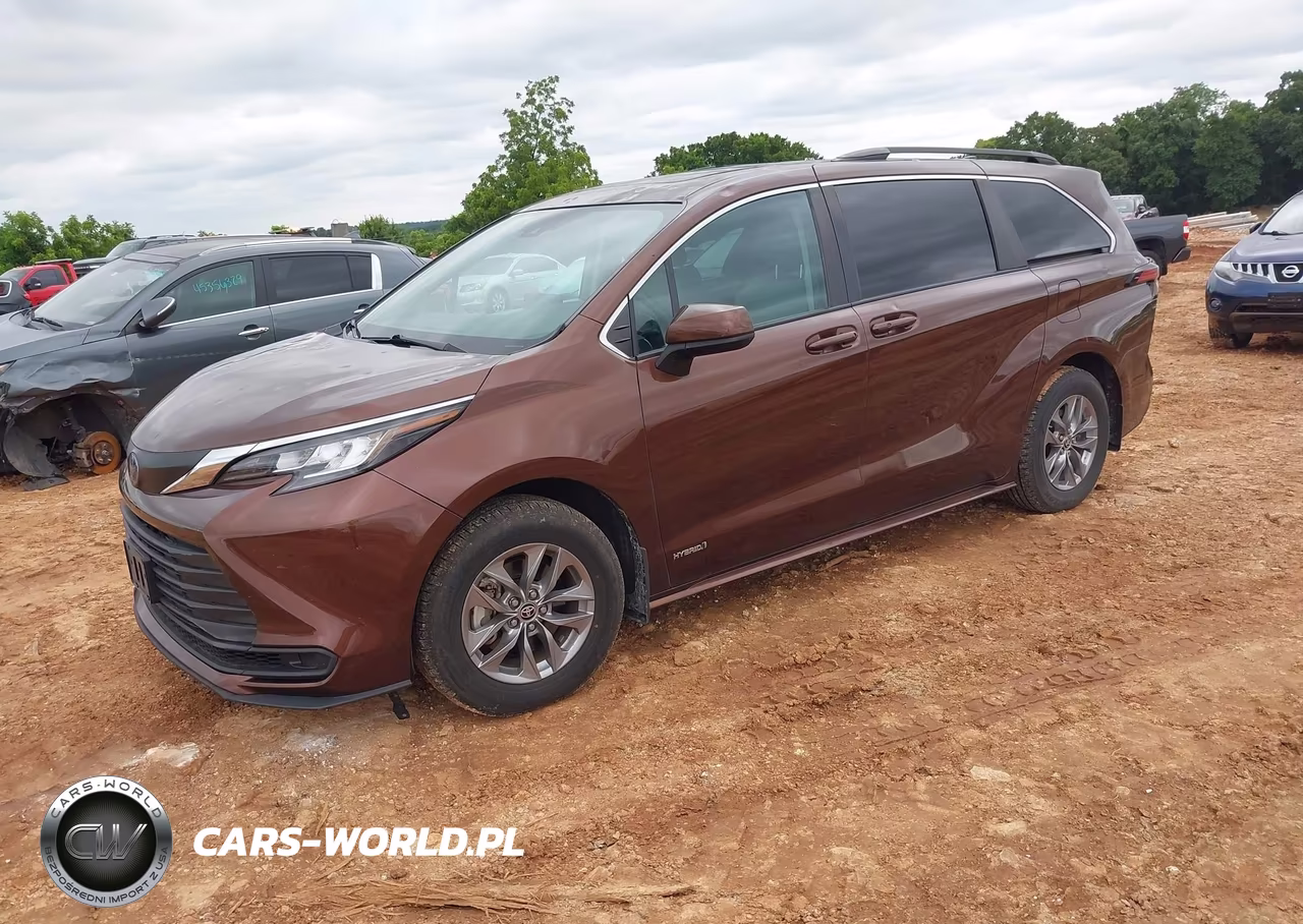 2021 Toyota Sienna Le VIN:5TDBSKFC7MS010205 - 2