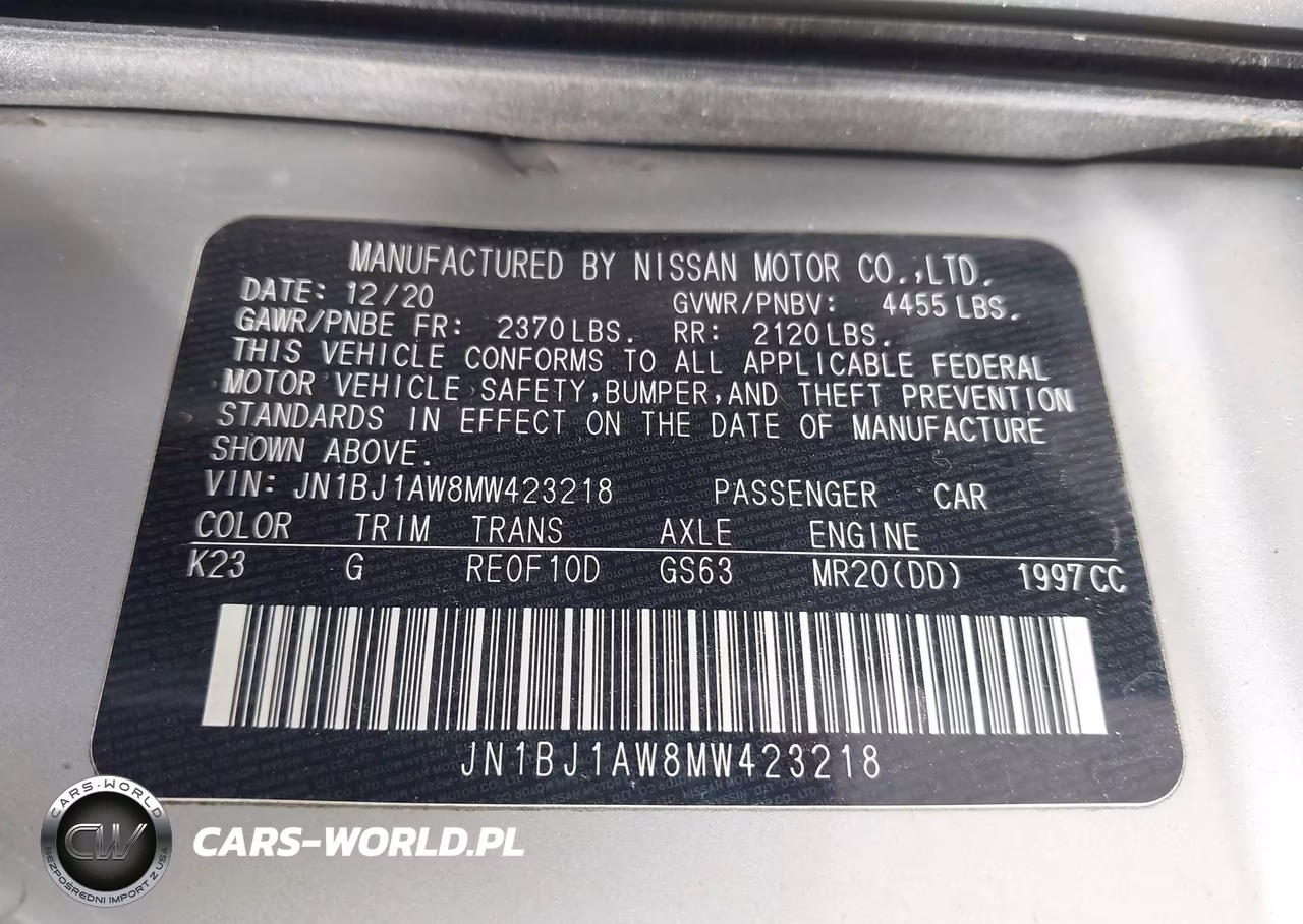 2021 Nissan Rogue Sport S Awd Xtronic Cvt VIN:JN1BJ1AW8MW423218 - 9