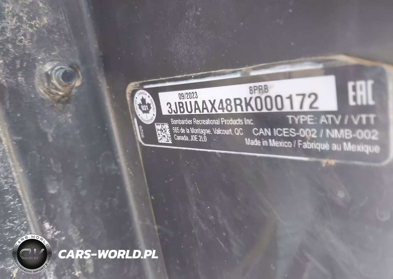 2024 Can-Am Defender Max X Mr Hd10 VIN:3JBUAAX48RK000172 - 10