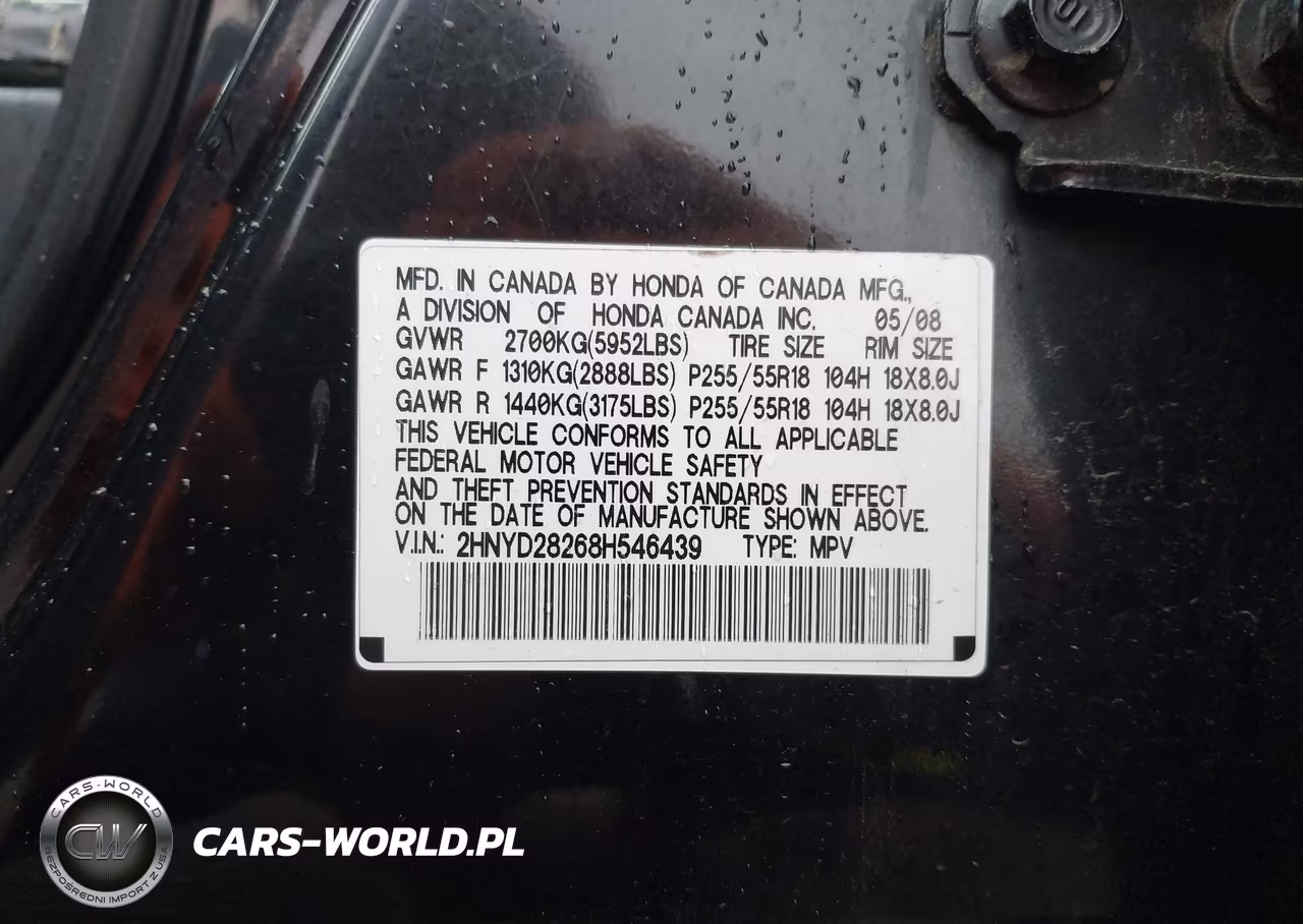 2008 Acura Mdx VIN:2HNYD28268H546439 - 9