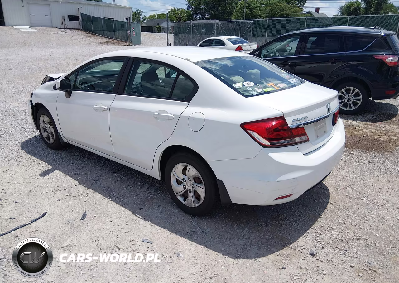 2013 Honda Civic Lx VIN:19XFB2F57DE030208 - 3
