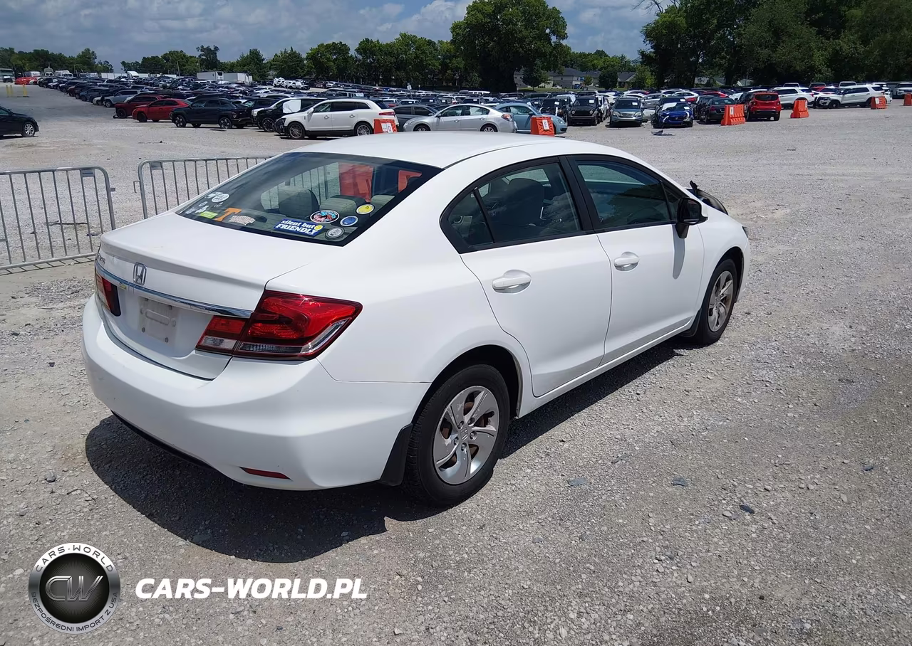 2013 Honda Civic Lx VIN:19XFB2F57DE030208 - 4