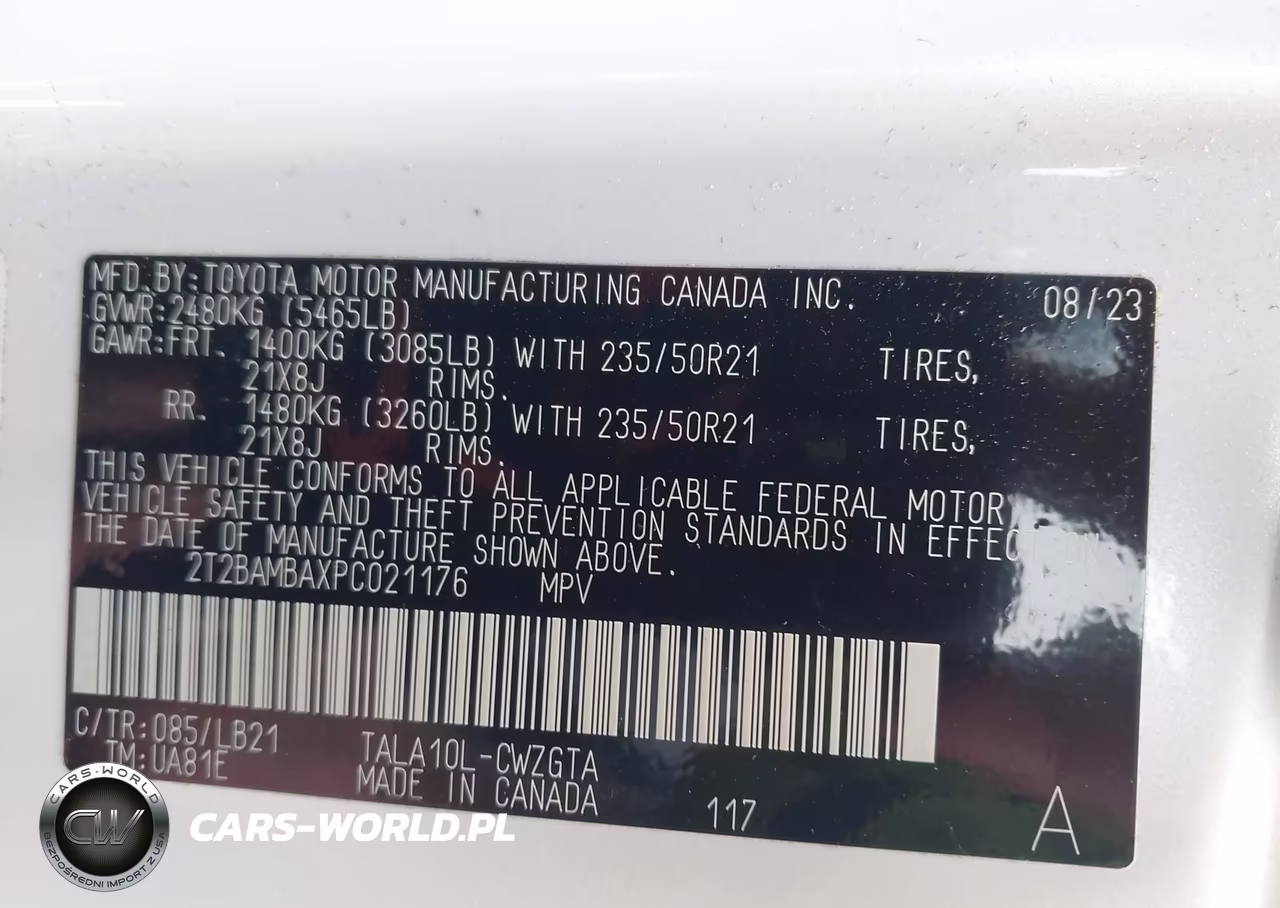 2023 Lexus Rx 350 Premium Plus VIN:2T2BAMBAXPC021176 - 9