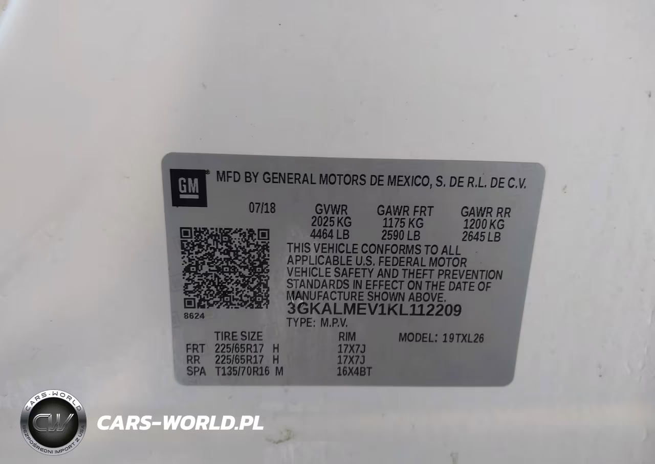 2019 GMC Terrain Sle VIN:3GKALMEV1KL112209 - 9