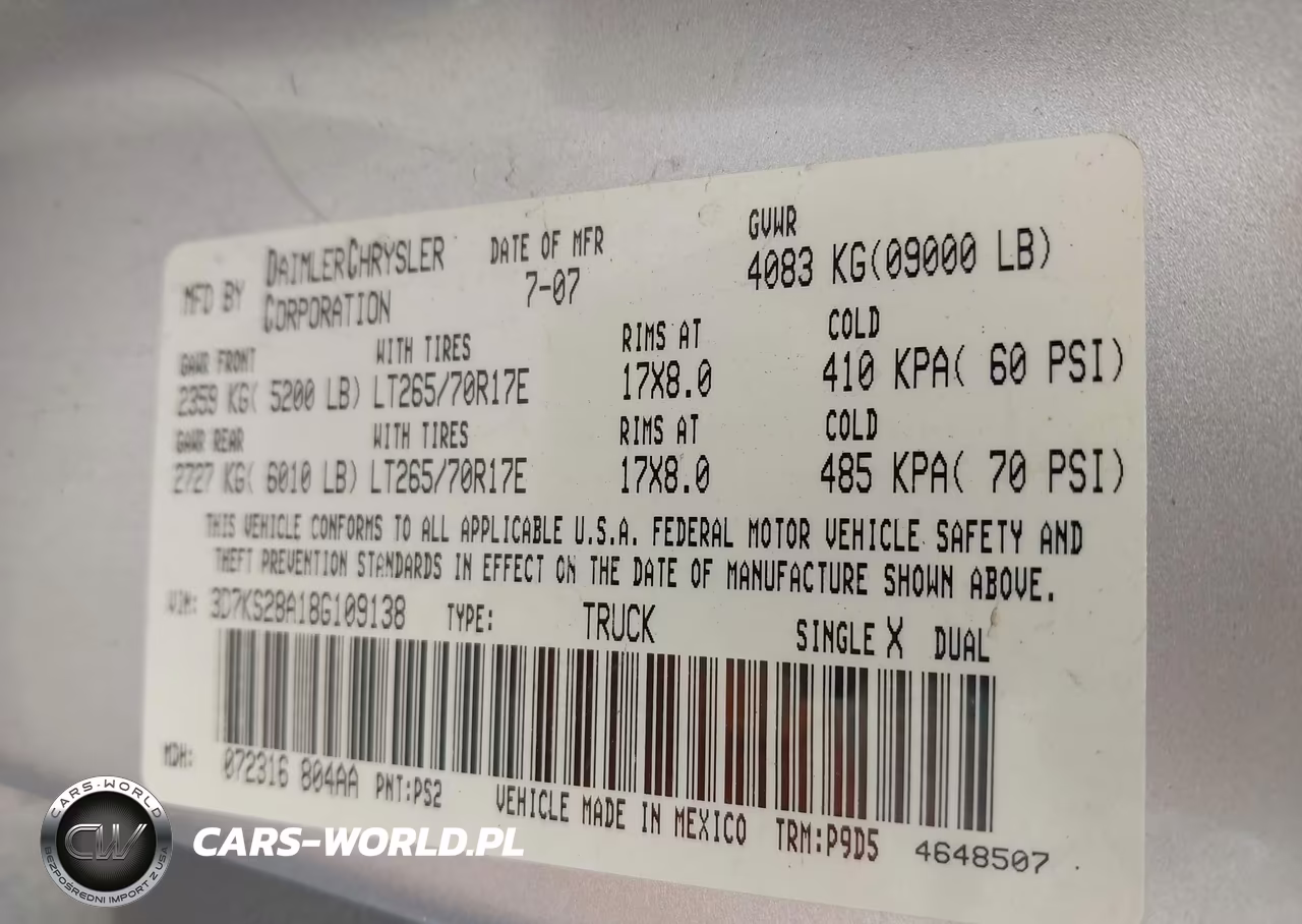 2008 Dodge Ram 2500 Slt VIN:3D7KS28A18G109138 - 9