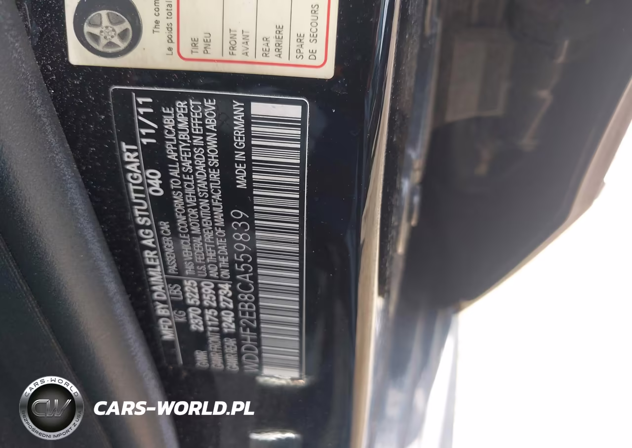 2012 Mercedes-Benz E 350 Bluetec VIN:WDDHF2EB8CA559839 - 9
