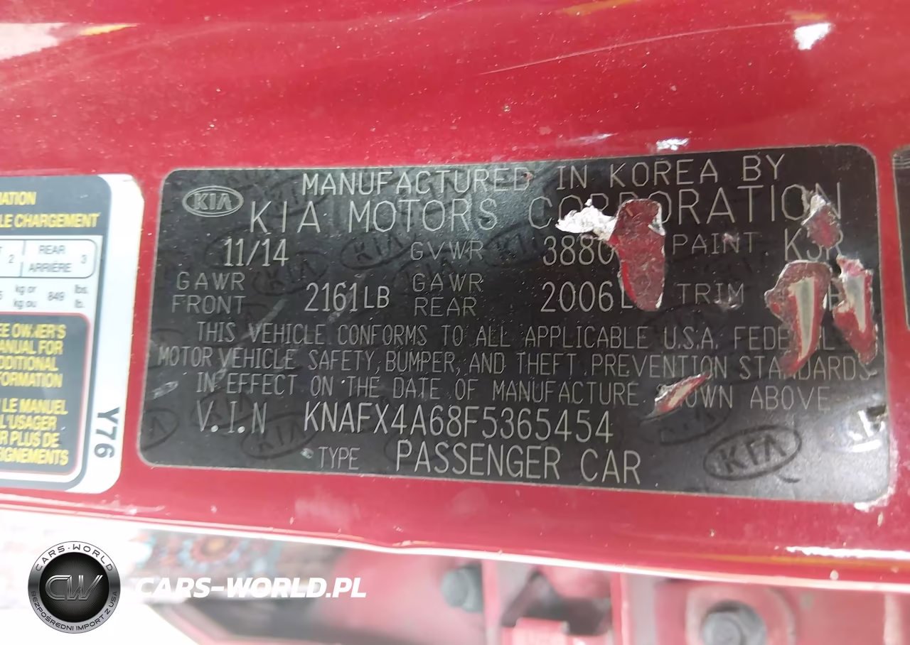 2015 Kia Forte Lx VIN:KNAFX4A68F5365454 - 9