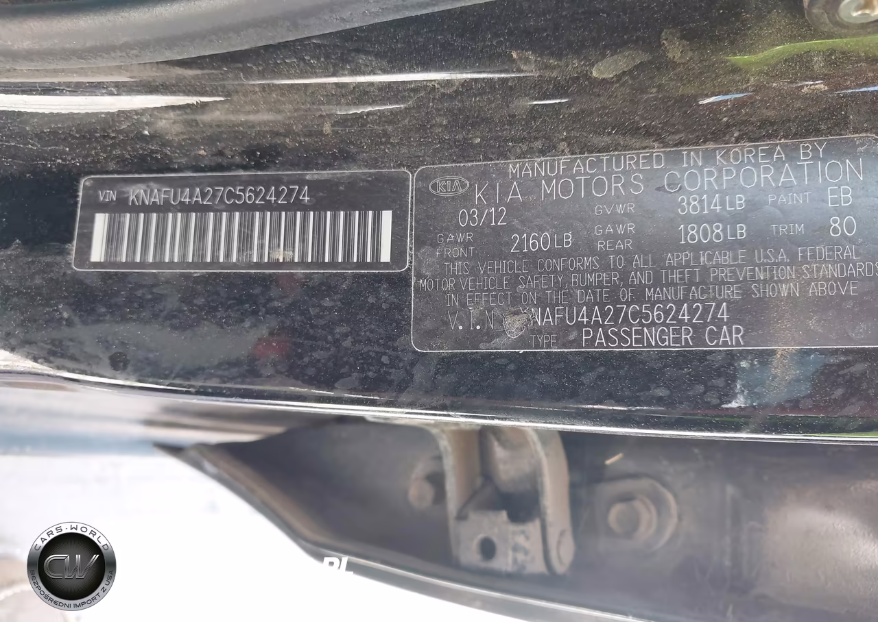 2012 Kia Forte Ex VIN:KNAFU4A27C5624274 - 9