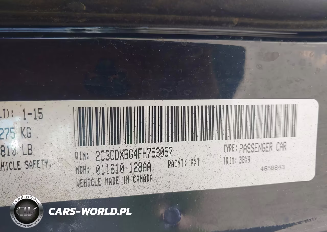 2015 Dodge Charger Se VIN:2C3CDXBG4FH753057 - 9