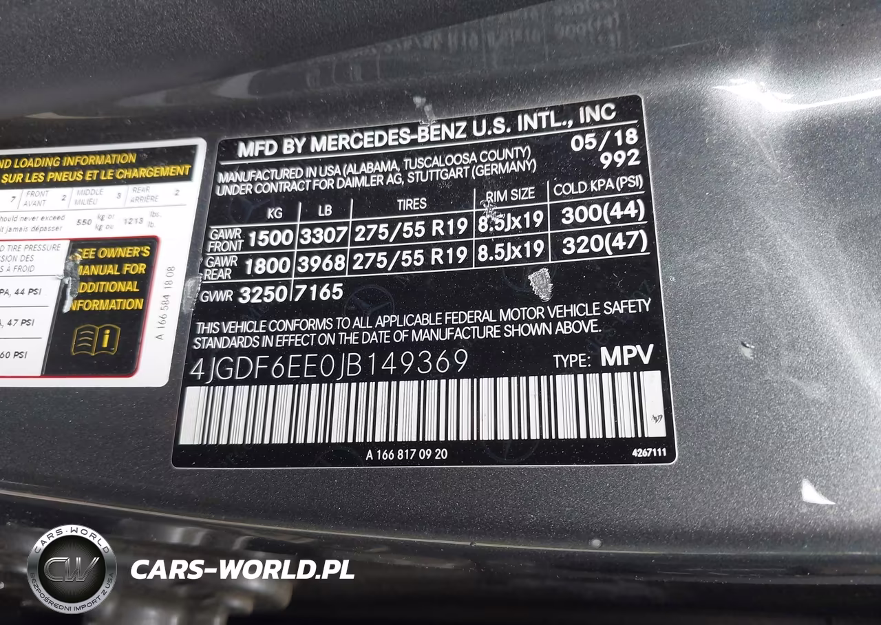 2018 Mercedes-Benz Gls 450 4Matic VIN:4JGDF6EE0JB149369 - 9
