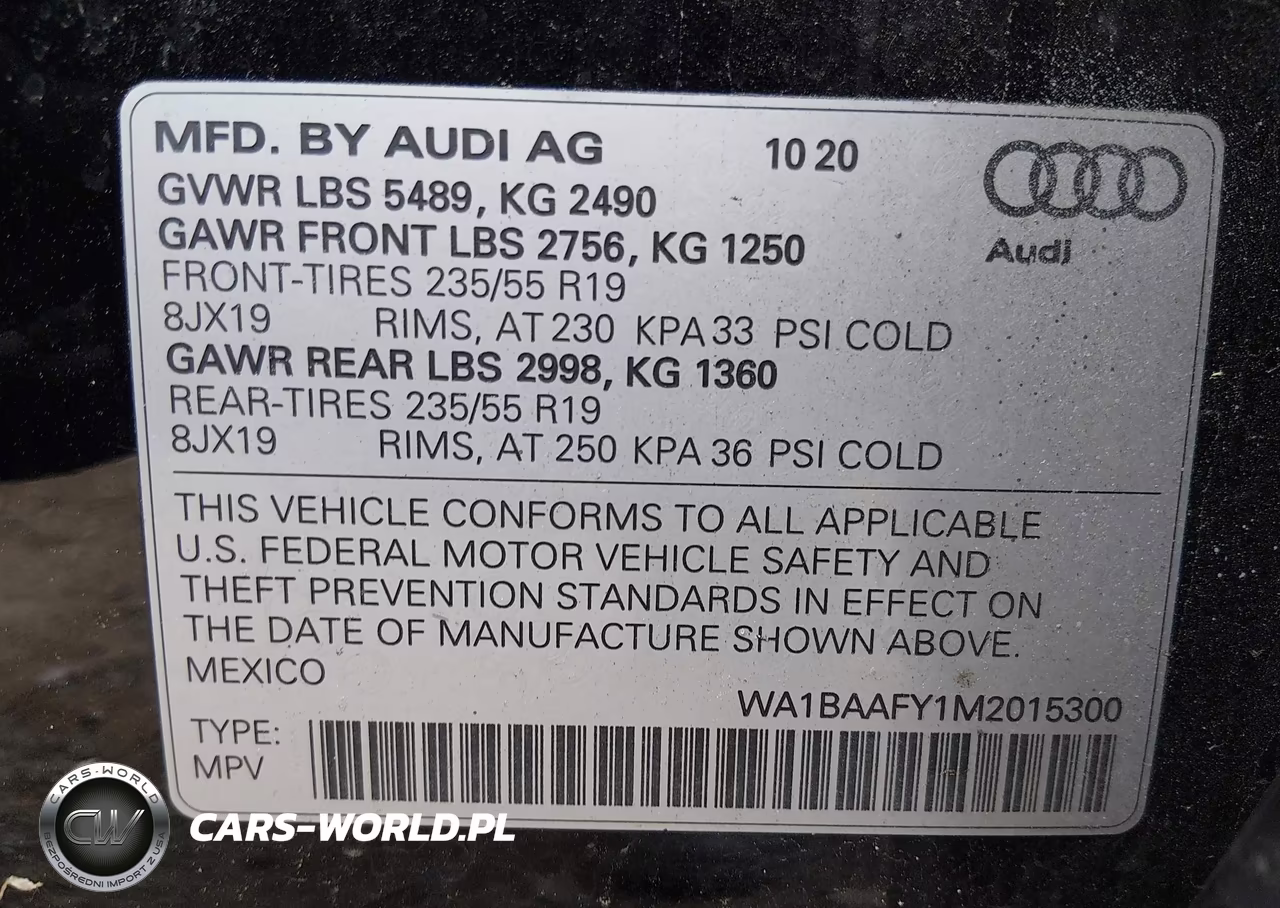 2021 Audi Q5 Premium Plus 45 Tfsi Quattro S Tronic VIN:WA1BAAFY1M2015300 - 9