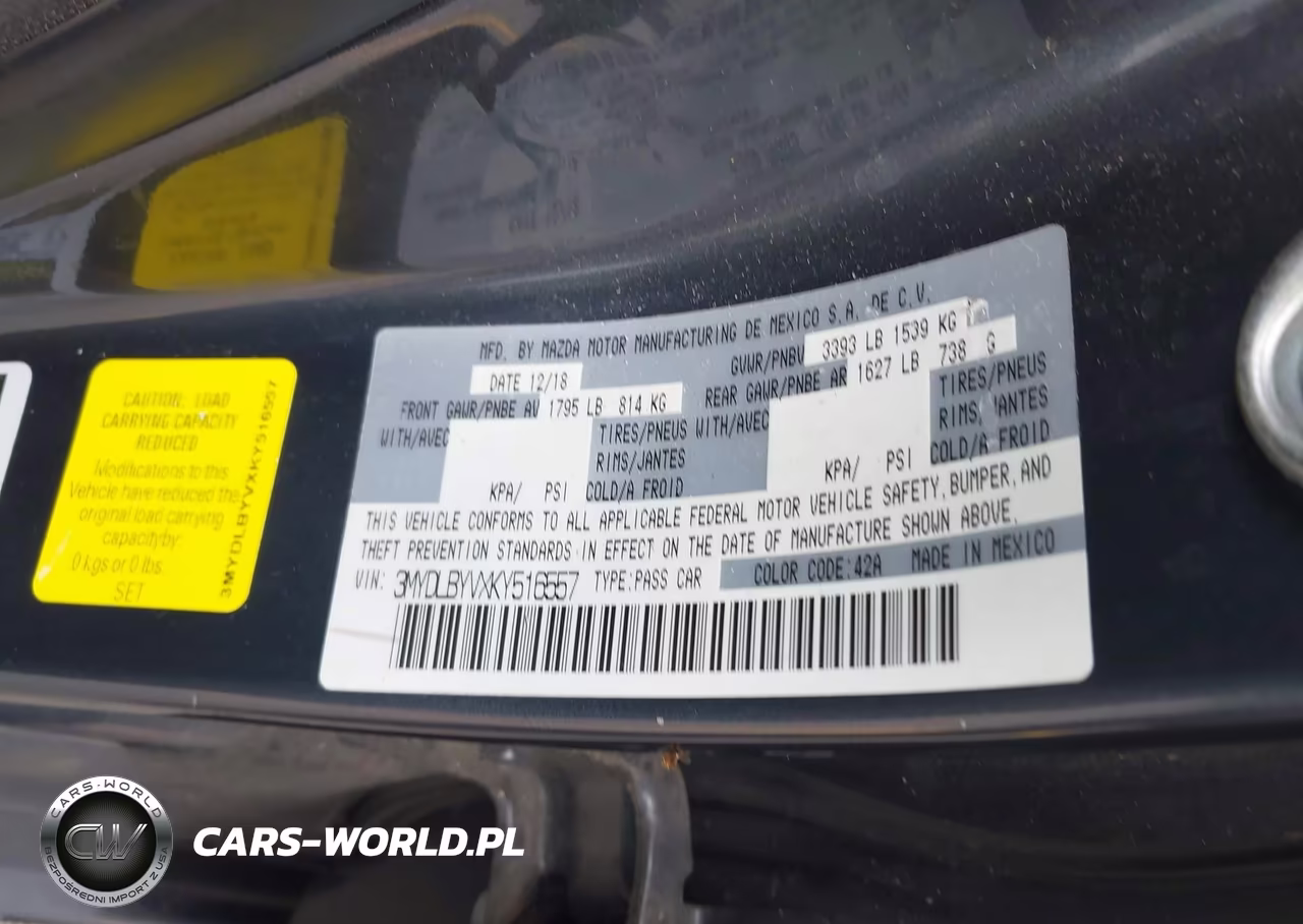 2019 Toyota Yaris L VIN:3MYDLBYVXKY516557 - 9