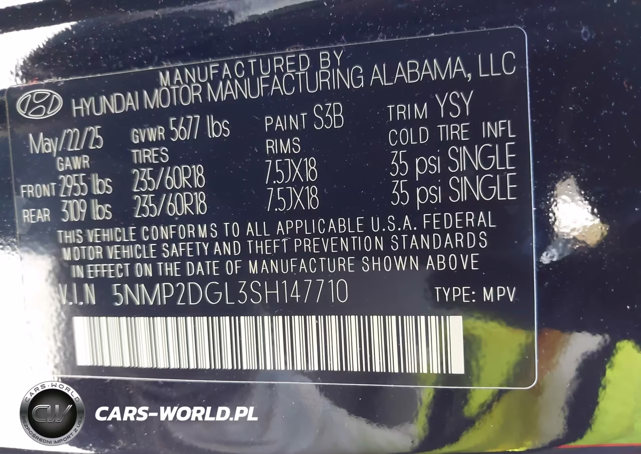 2025 Hyundai Santa Fe Sel VIN:5NMP2DGL3SH147710 - 9