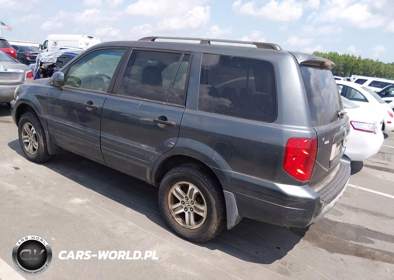 2005 Honda Pilot Ex-L VIN:5FNYF18605B016613 - 3