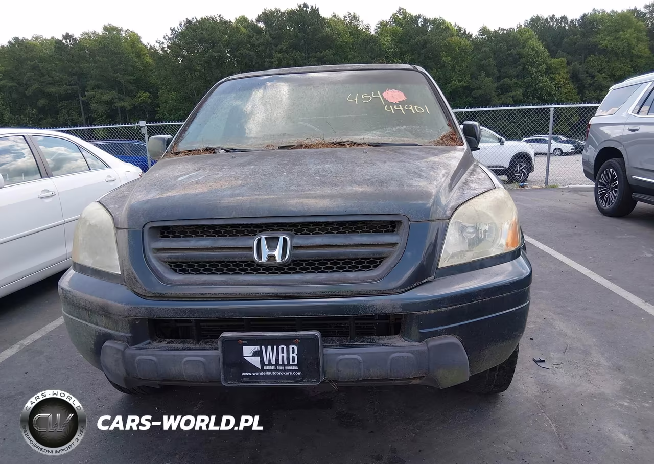 2005 Honda Pilot Ex-L VIN:5FNYF18605B016613 - 6