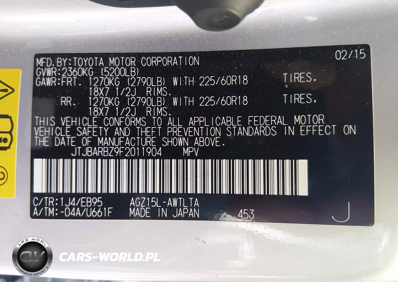 2015 Lexus Nx 200T F Sport VIN:JTJBARBZ9F2011904 - 9