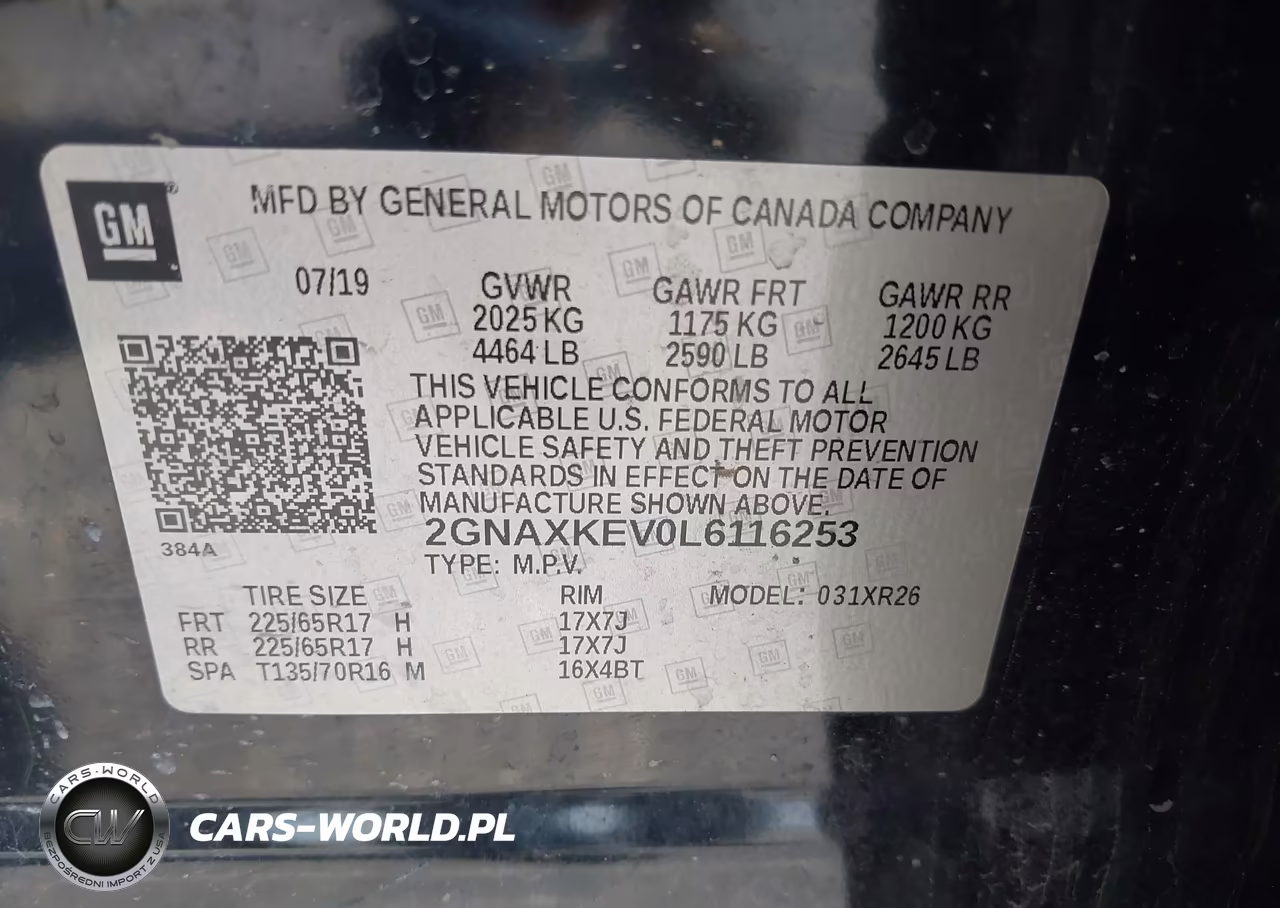 2020 Chevrolet Equinox Fwd Lt 1.5L Turbo VIN:2GNAXKEV0L6116253 - 9