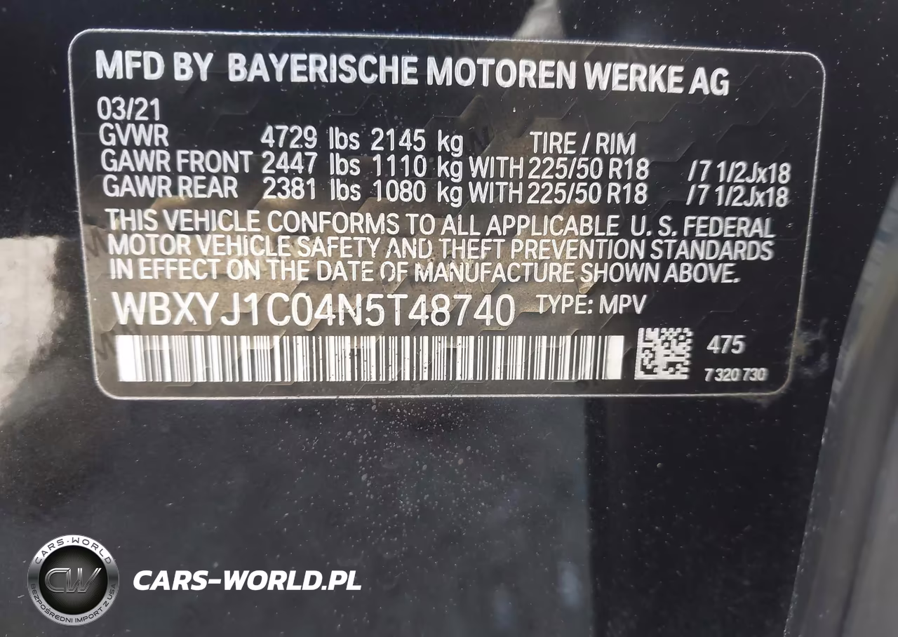 2022 BMW X2 xDrive28I VIN:WBXYJ1C04N5T48740 - 9
