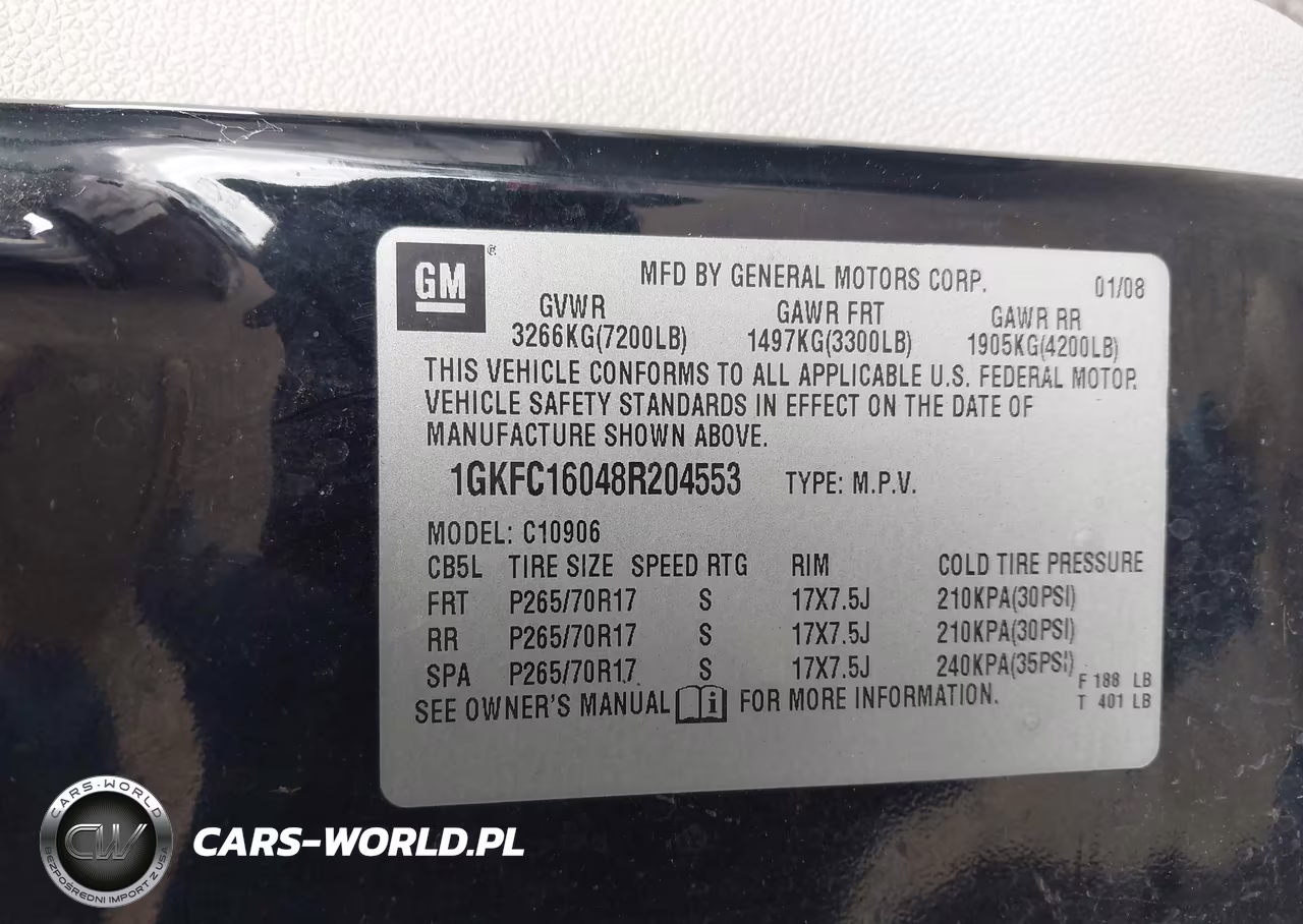 2008 GMC Yukon Xl 1500 Slt VIN:1GKFC16048R204553 - 9