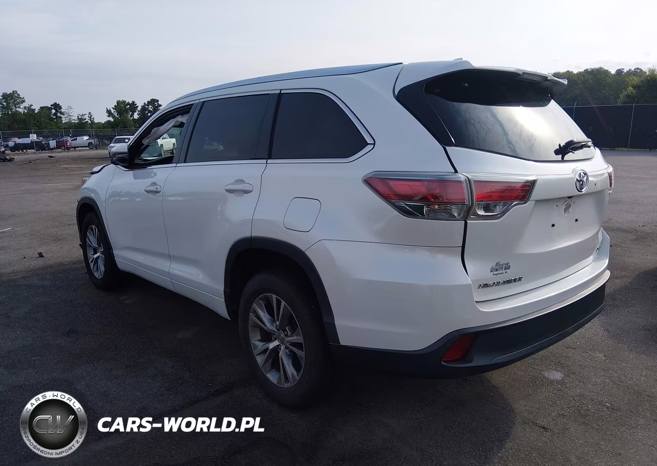 2015 Toyota Highlander Xle V6 VIN:5TDKKRFH7FS057662 - 3