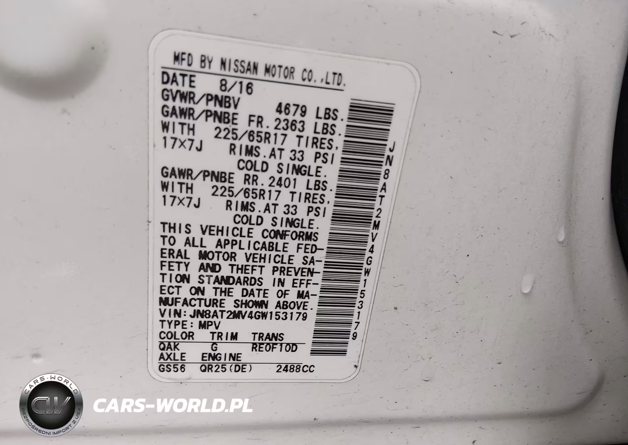 2016 Nissan Rogue S VIN:JN8AT2MV4GW153179 - 9