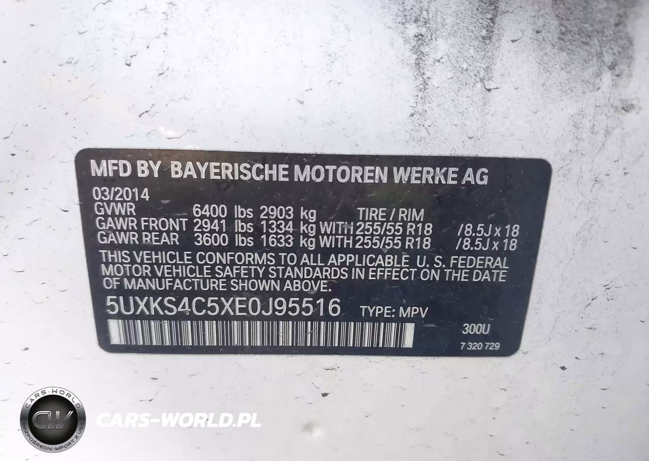 2014 BMW X5 xDrive35D VIN:5UXKS4C5XE0J95516 - 9