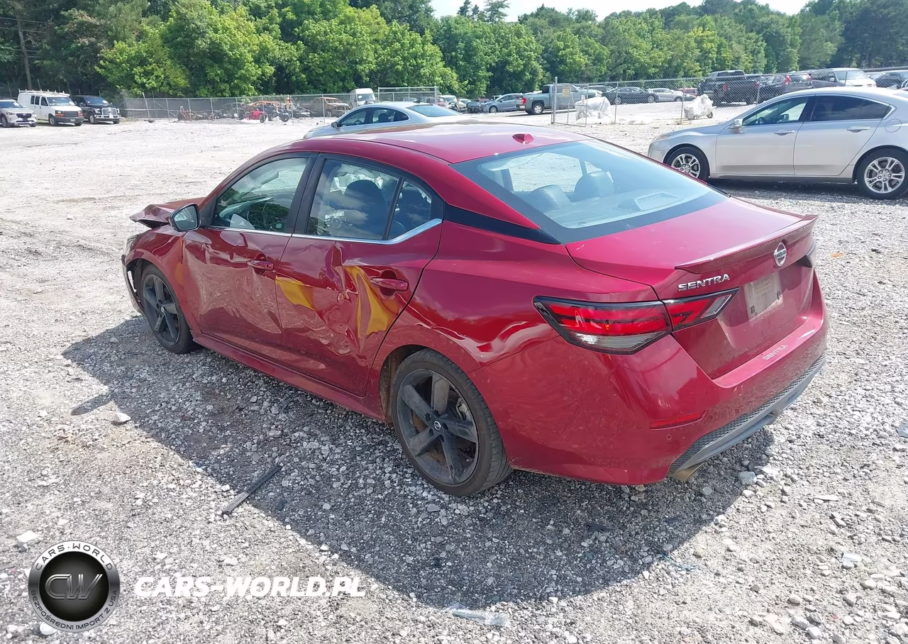 2021 Nissan Sentra Sr Xtronic Cvt VIN:3N1AB8DV9MY287369 - 3