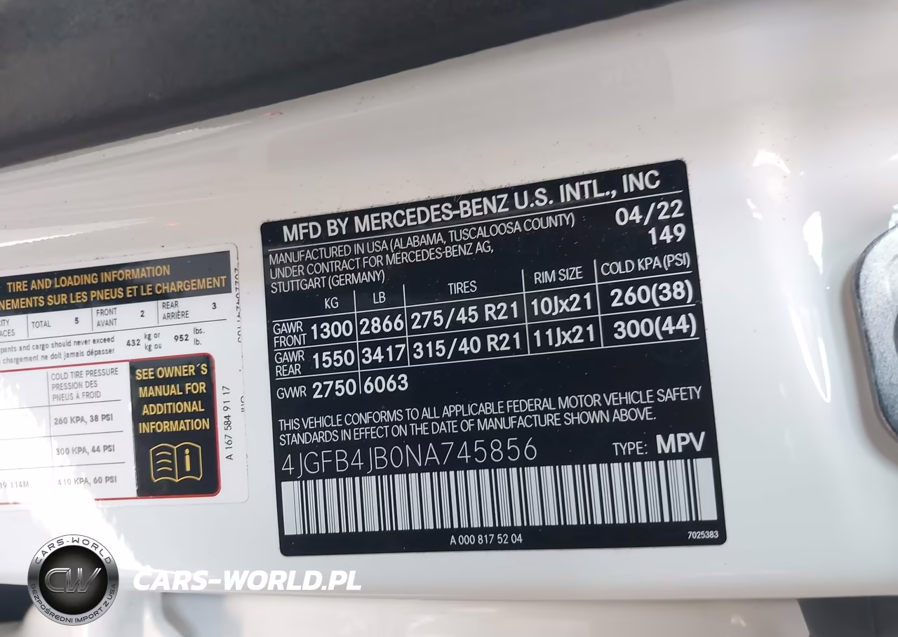 2022 Mercedes-Benz Gle 350 VIN:4JGFB4JB0NA745856 - 9