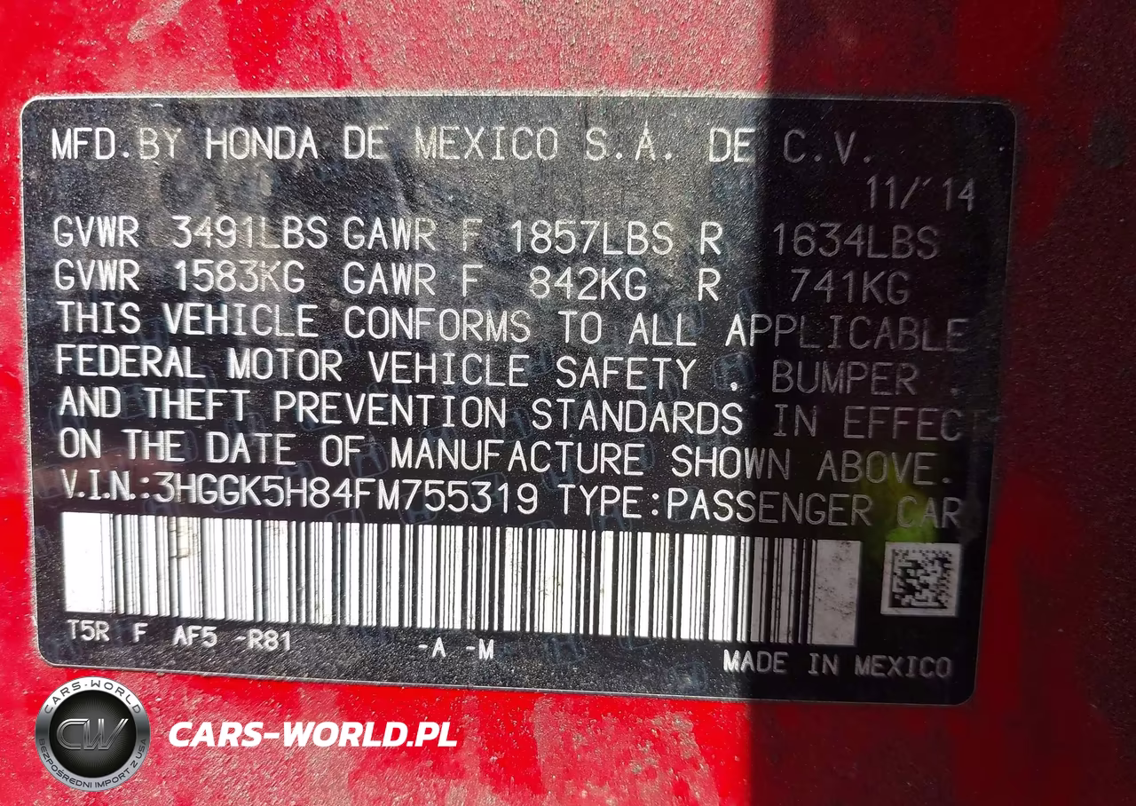 2015 Honda Fit Ex-Ex-L VIN:3HGGK5H84FM755319 - 9