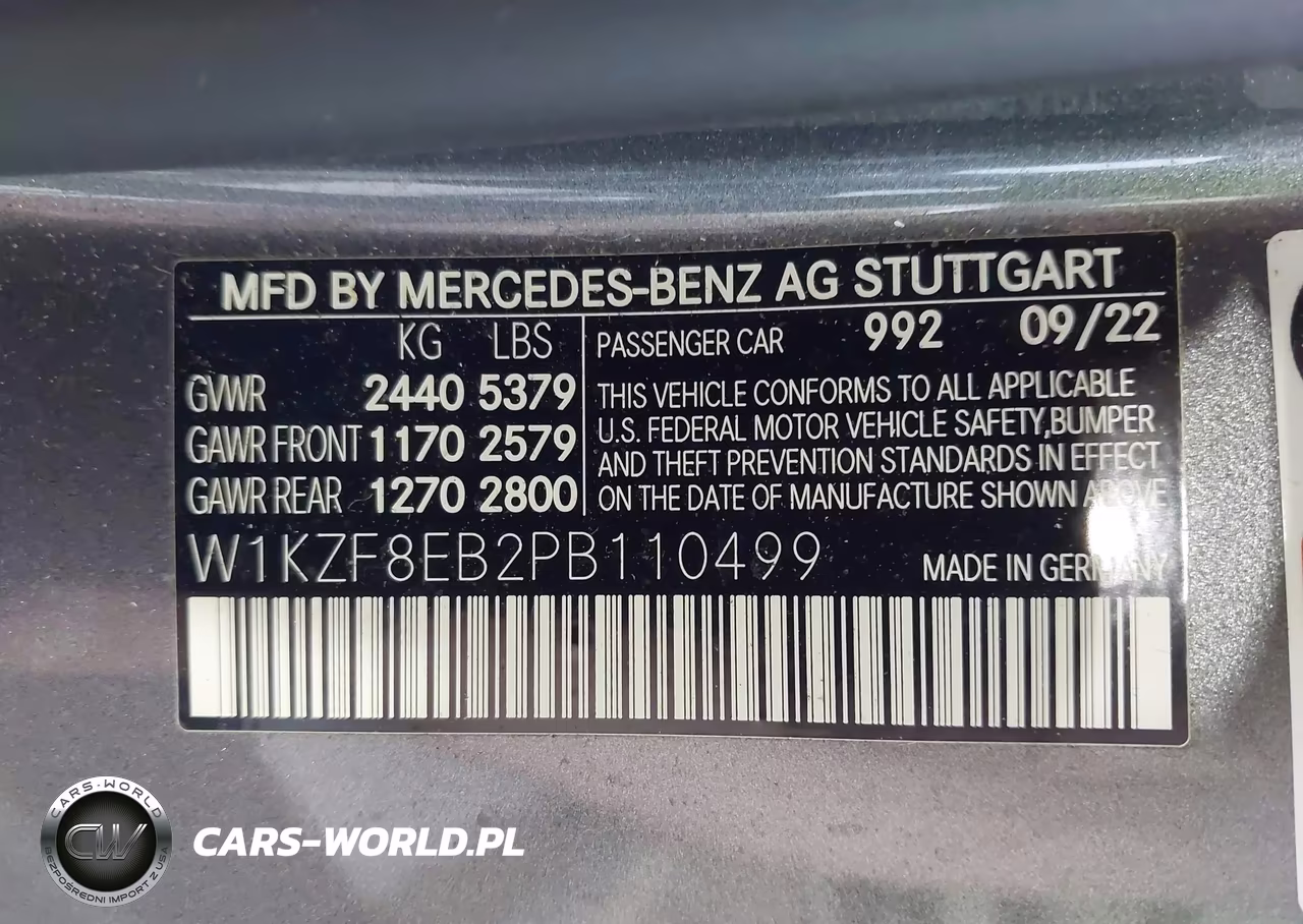 2023 Mercedes-Benz E 350 4Matic VIN:W1KZF8EB2PB110499 - 9
