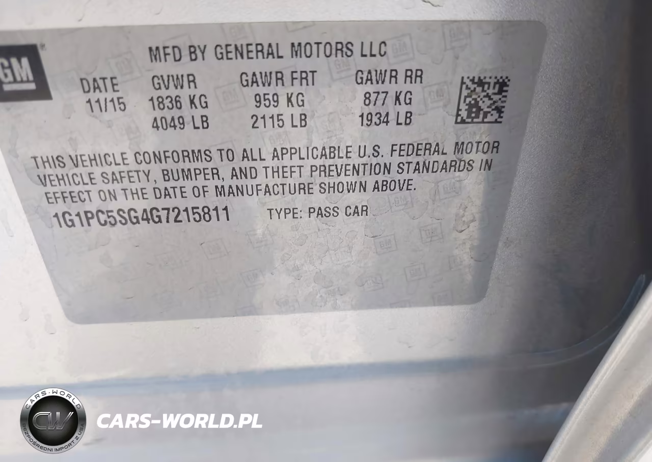 2016 Chevrolet Cruze Limited Ls Auto VIN:1G1PC5SG4G7215811 - 9