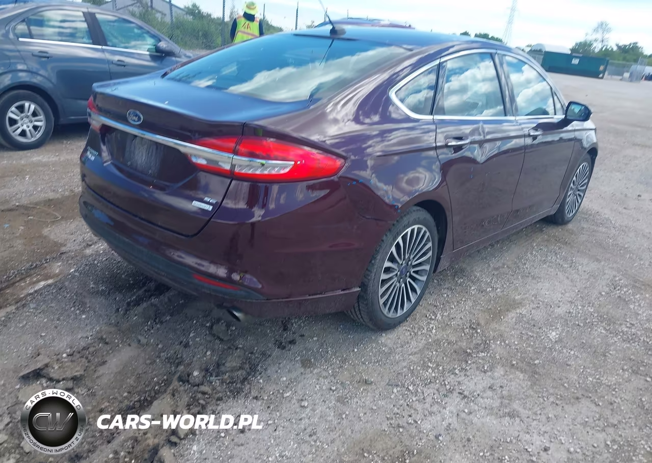 2017 Ford Fusion Se VIN:3FA6P0HDXHR291962 - 4