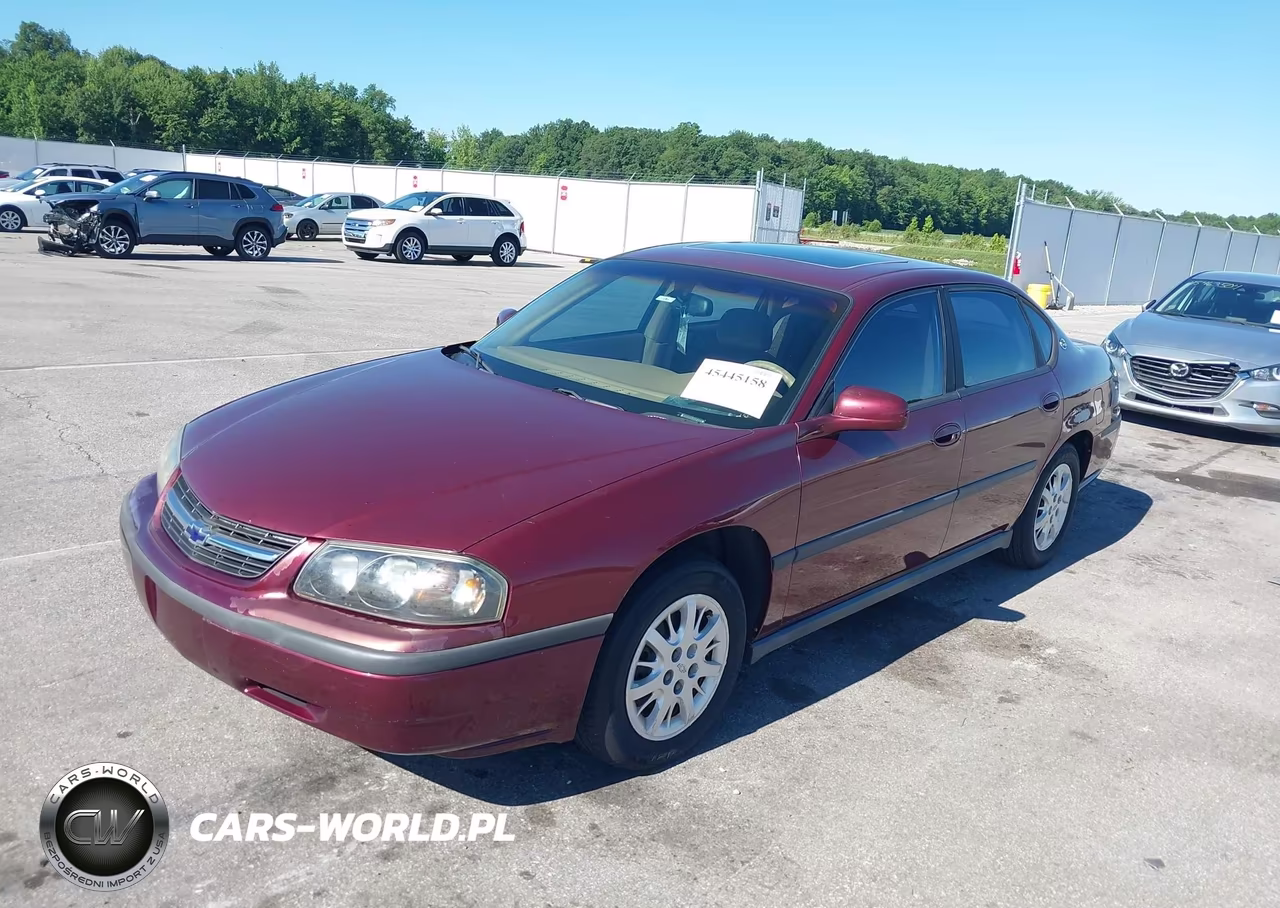 2000 Chevrolet Impala VIN:2G1WF55E5Y9134779 - 2