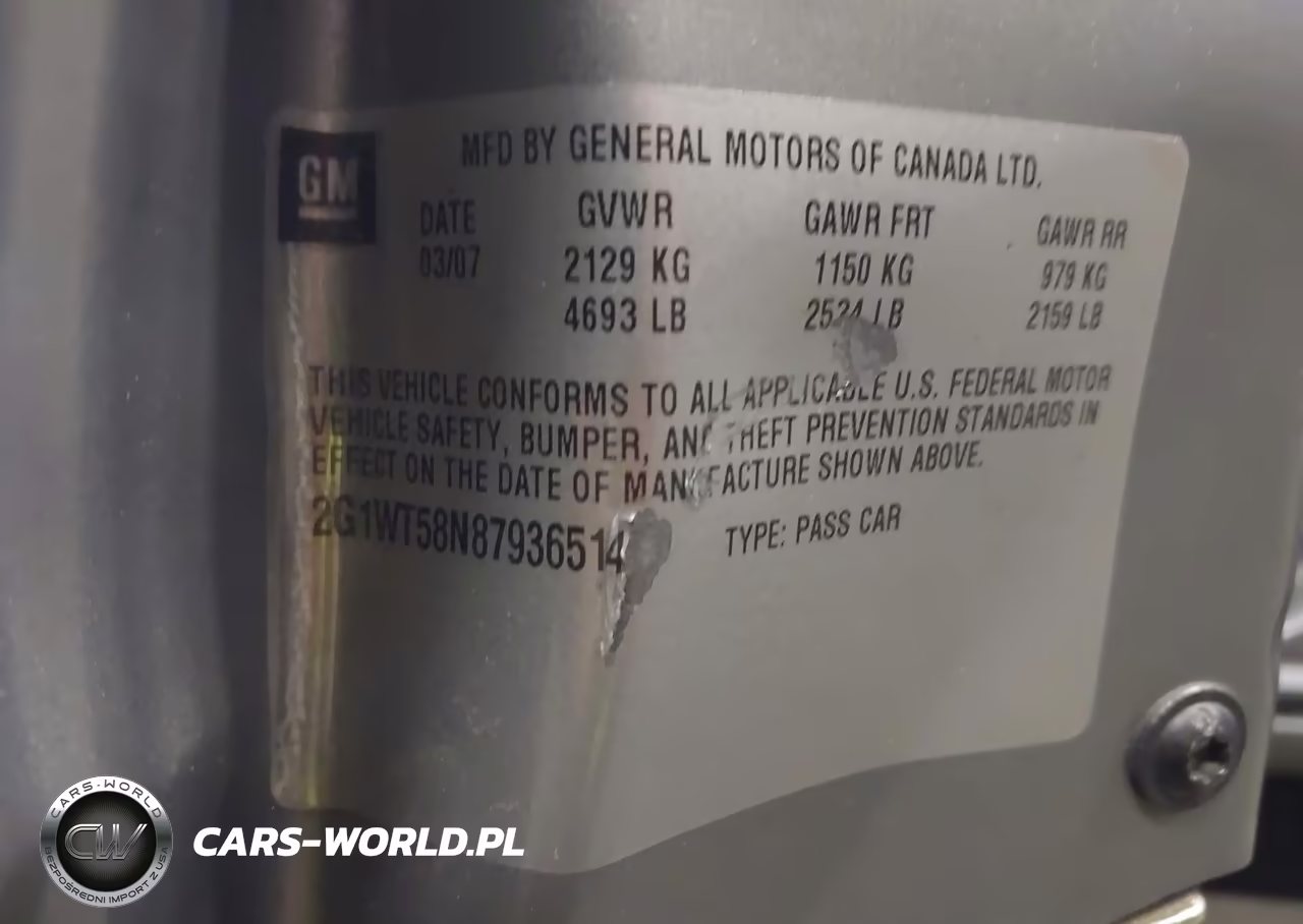 2007 CHEVROLET IMPALA LT VIN:2G1WT58N879365145 - 17