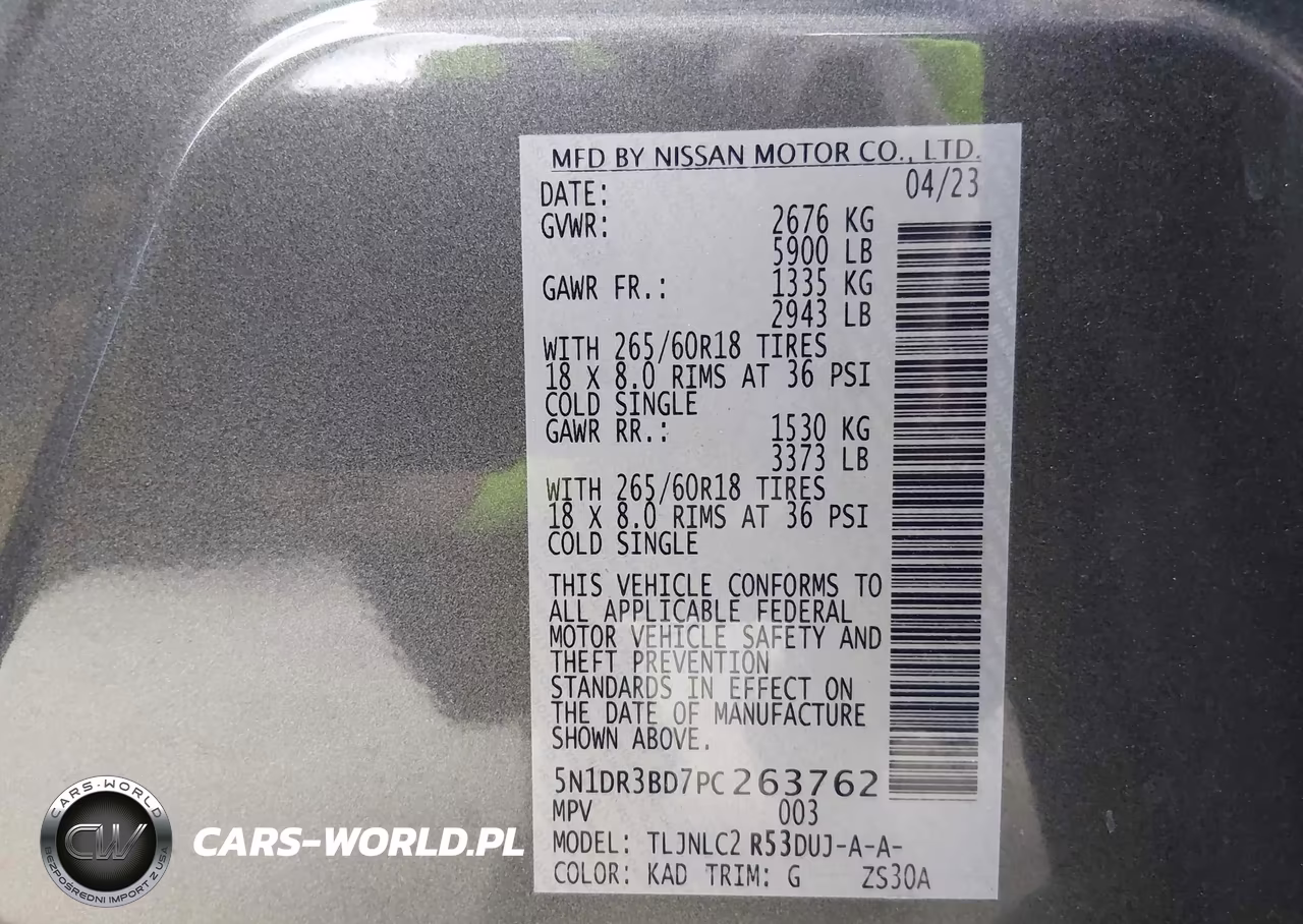 2023 Nissan Pathfinder Rock Creek 4Wd VIN:5N1DR3BD7PC263762 - 9
