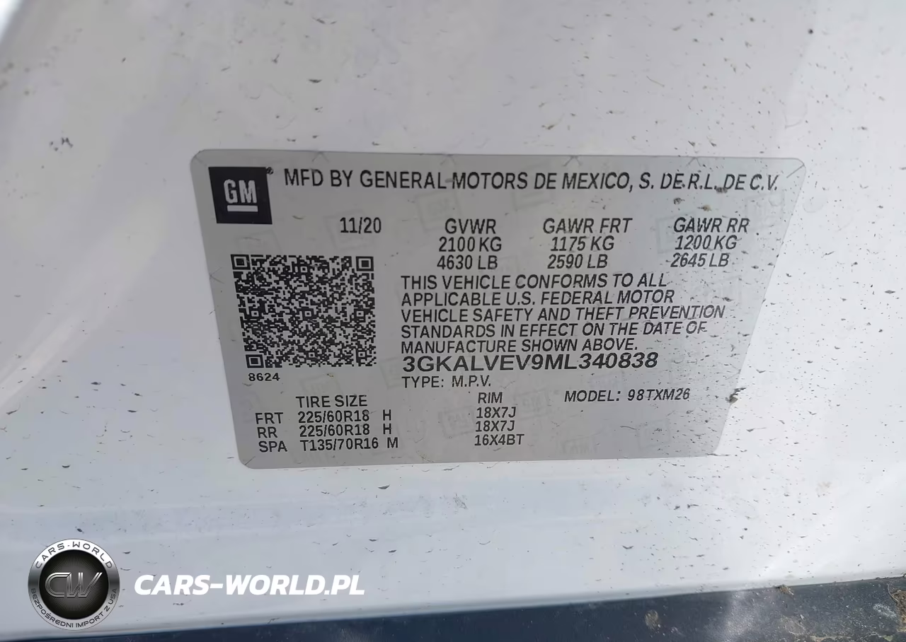 2021 GMC Terrain Awd Slt VIN:3GKALVEV9ML340838 - 9